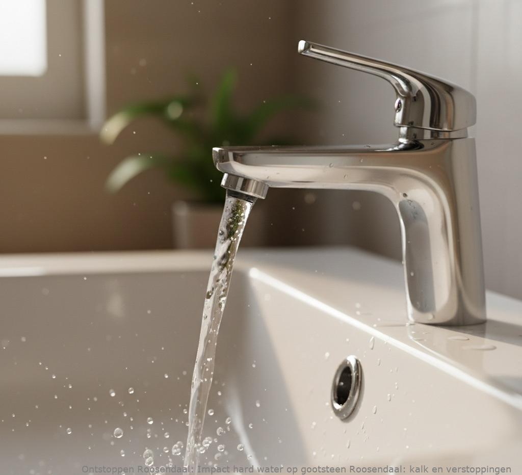 Impact hard water op gootsteen Roosendaal: kalk en verstoppingen
