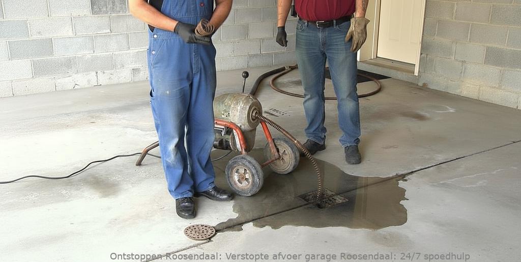Verstopte afvoer garage Roosendaal: 24/7 spoedhulp