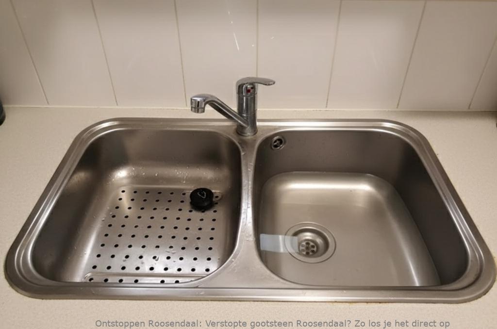 Verstopte gootsteen Roosendaal? Zo los je het direct op